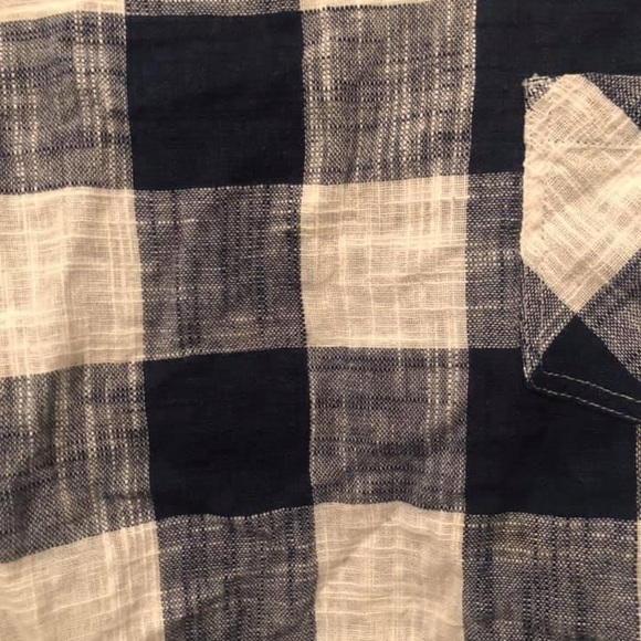 Anthro Cloth and Stone Plaid Top - Picture 2 of 3